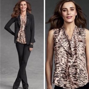 CAbi Just So Silk Blouse, Sz Medium